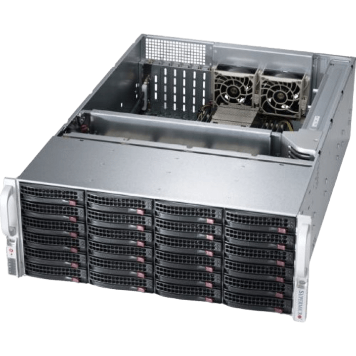 Сервер Supermicro SYS-6048 CSE-846 noCPU X10DRI 16хDDR4 softRaid IPMI 2х740W PSU Ethernet 2х1Gb/s 24х3,5" BPN SAS2-846EL1 FCLGA2011-3 (2) Сервер Supermicro SYS-6048 CSE-846 noCPU X10DRI 16хDDR4 softRaid IPMI 2х740W PSU Ethernet 2х1Gb/s 24х3,5" BPN SAS2-846EL1 FCLGA2011-3 (2)